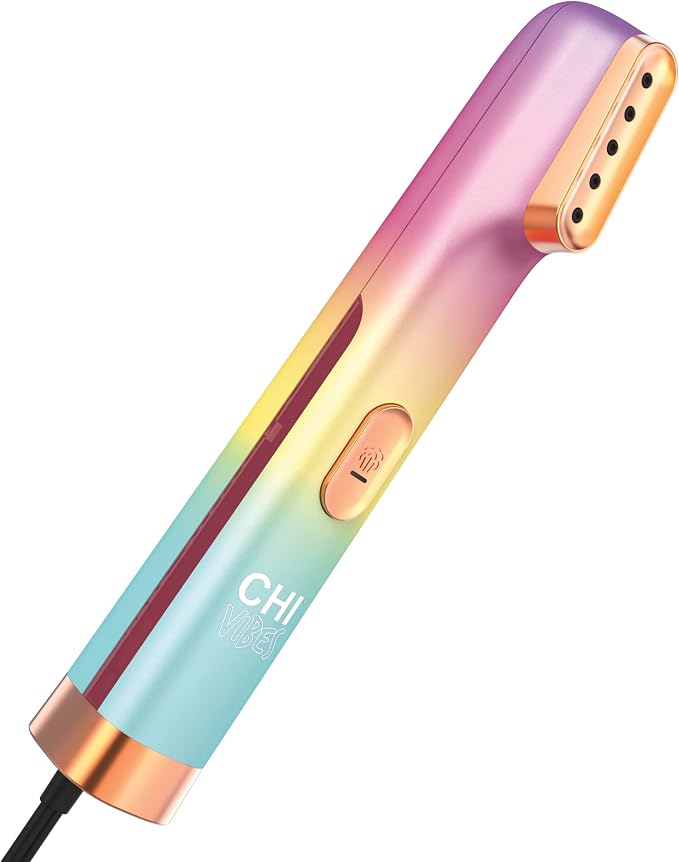 CHI VIBES Compact Garment Steamer for Clothes, Portable Handheld Travel Steamer, 800 Watts, 35-Second Heat-Up, 5 Minutes Continuous Steam, Wrinkle Remover, Pink