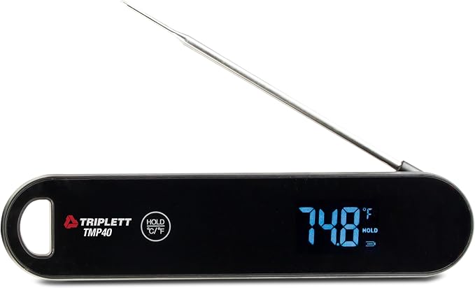 Triplett TMP40 Digital Food Thermometer with Quick-Read Probe