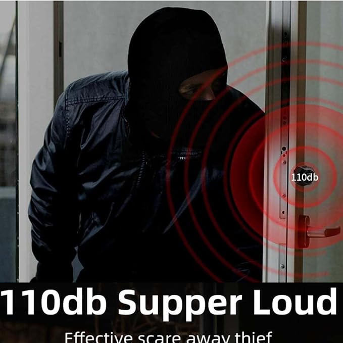 Bike Tail Light,Anti-Theft Bicycle Alarm Horn Wireless Remote Control USB Charging Smart Auto Brake Sensing IP65 Waterproof 110db Electronic Alarm Bell, Black