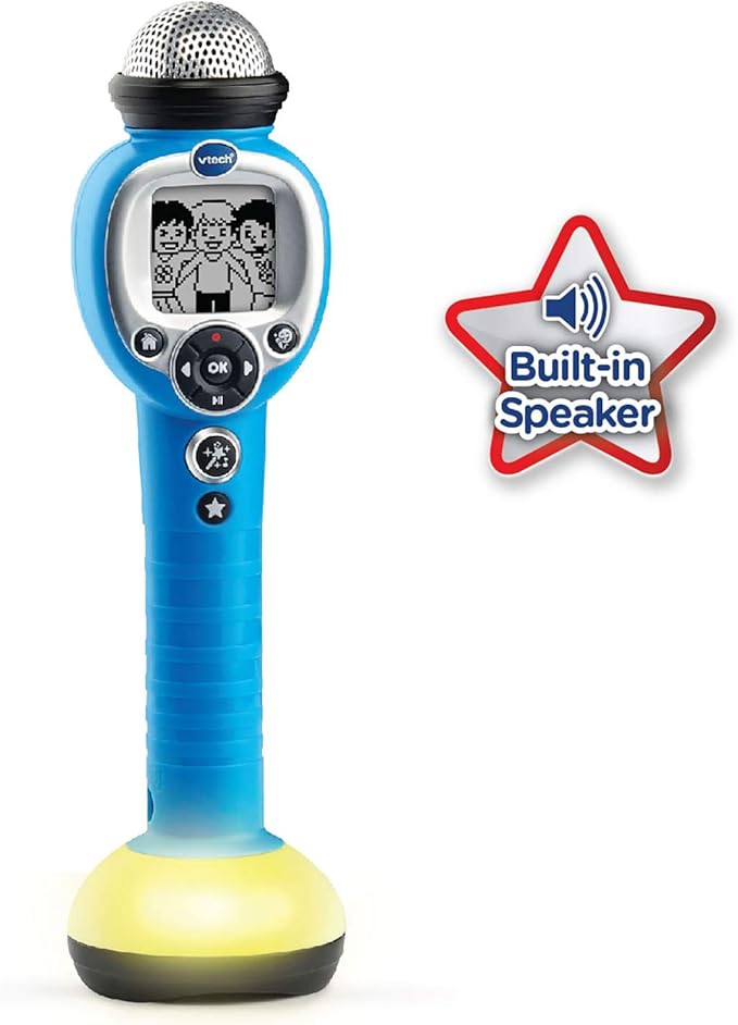 VTech Kidi Star Music Magic Microphone, Blue