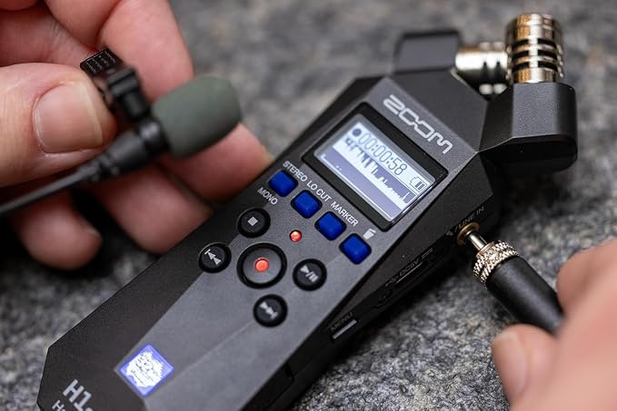 Zoom H1essential 2-Track 32-Bit Float Portable Audio Recorder Bundle with WSH-1E Hairy Windscreen