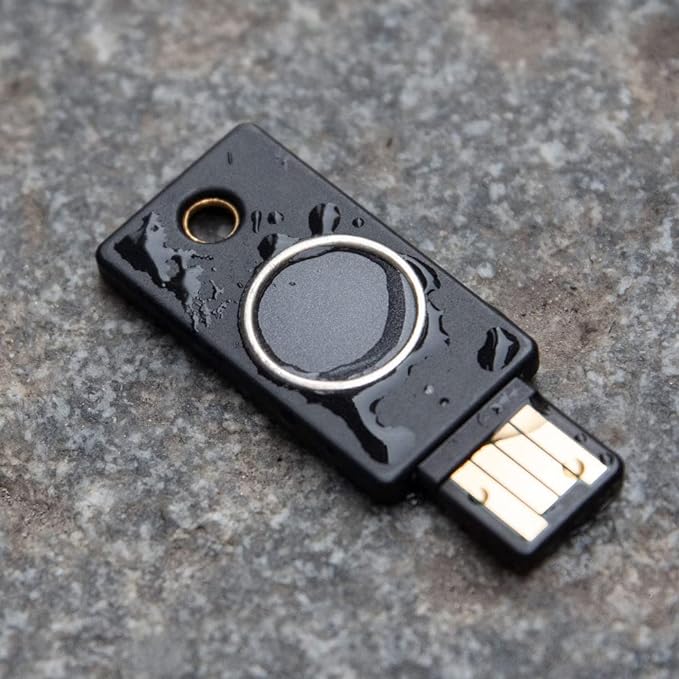 Yubico - YubiKey Bio Series (FIDO Edition) - Multi-Factor authentication (MFA) Security Key and passkey, Connect via USB, Biometric, FIDO Certified - Protect Your Online Accounts (USB A)