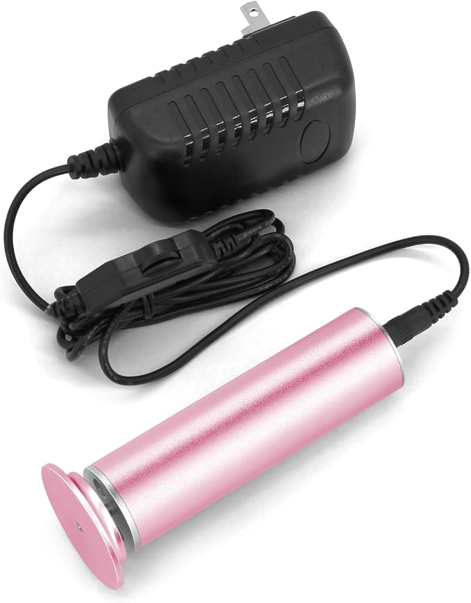 Electric Callus Remover for Feet Adjustable Speed, Powerful Foot Scrubber Electric Foot Callus Remover Heel File with 60PCS Sanding Discs Pedicure Tools for Feet Dead Skin Foot Grinder, Pink