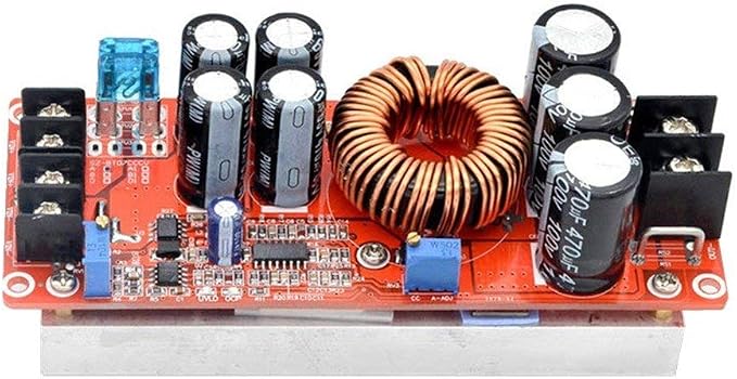 Aideepen 1200W 20A DC Converter Boost Car Step-up Power Supply Module Adjustable Voltage Converter 8-60V to 12-83V