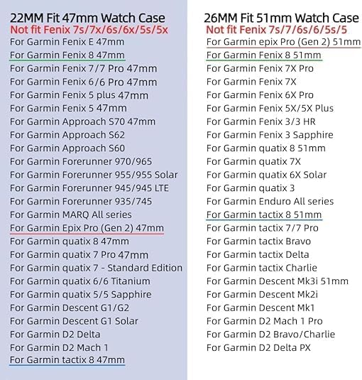 26mm Adjustable Nylon Watch Band for Garmin Fenix 7x Fenix 8 51mm Epix Pro 51mm Watch Strap, Quick-Fit 26mm for Fenix 6x 5x pro &Tactix 7 Band, for Instinct 2X Watch Band Replacement