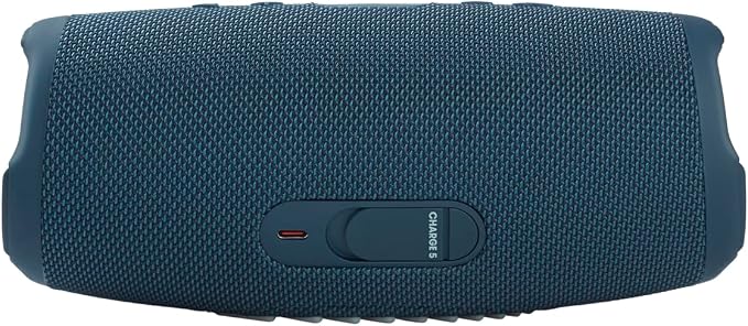 JBL CHARGE 5 - Portable Waterproof (IP67) Bluetooth Speaker with Powerbank USB Charge out, 20 hours playtime, JBL Partyboost (Blue)