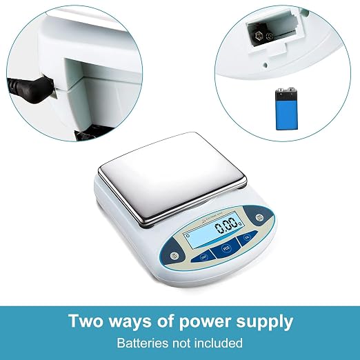 GPJYYDS High Precision Laboratory Balance, 6000g x 0.01g Accuracy Digital Analytical Scale Professional Electronic Lab Scale for Industrial, Scientific Research, Jewelry, Coins