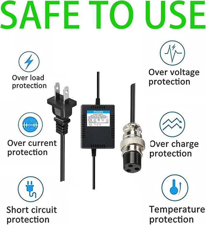 AC17VX2 1500mA for Mixing Console Mixer Power Supply AC Adapter 3-Pin Connector Plug for Yamaha F4/F7/6FX/MG82X/MG10U/MG10xuf/PA-10/Alesis Multimix 8 USB/MG16/MG166CX/MG166C/ MX1804X,Pedalboard Power