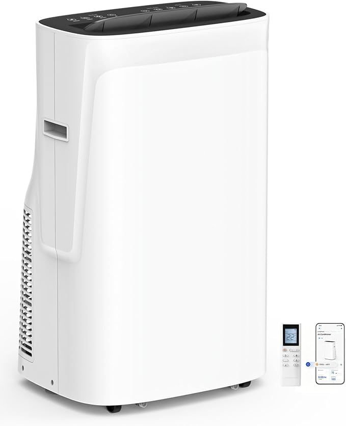 Portable Air Conditioners 16000 BTU, AC Unit Portable with Dehumidifier & Heating, Quiet Portable AC for Bedroom, Window Vent Kit for Home Office, Inverter Air Conditioner Portable Cools 800 Sq.Ft