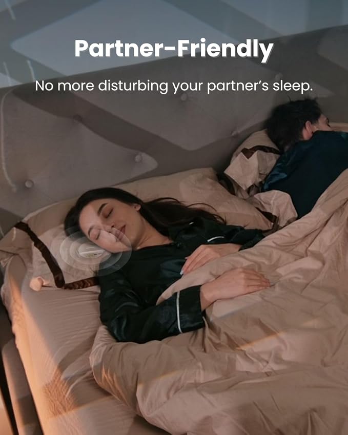 Jabees Peace Bluetooth Pillow Speaker for Sleeping - Ultra-Thin Under Pillow with Bone Conduction, Built-in Nature Sounds,SD Card,Timer,Ideal Pillow Speaker Bluetooth for Side Sleepers & Relaxation