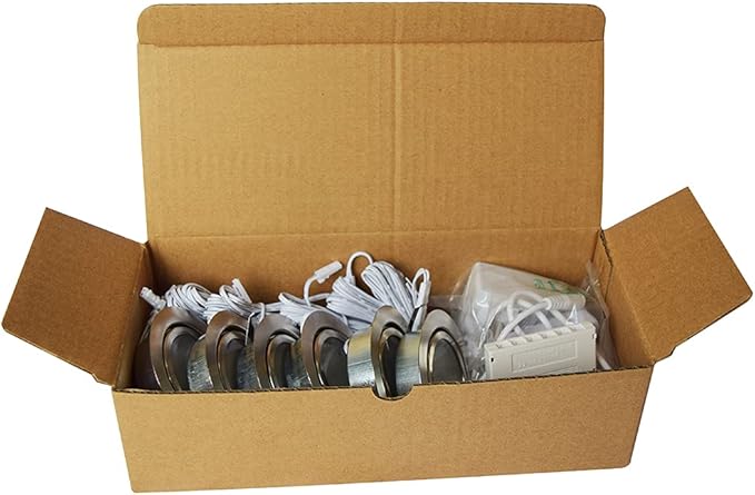 LED Puck Lights Wired Recessed Under Cabinet Lighting Dimmable,Halogen Bulb Retrofit Puck Light Plug in,60mm Cutout,3000k Warm White,12V Kitchen Counter, Book Shelves,Display Case,Curio Lamp,6pcs