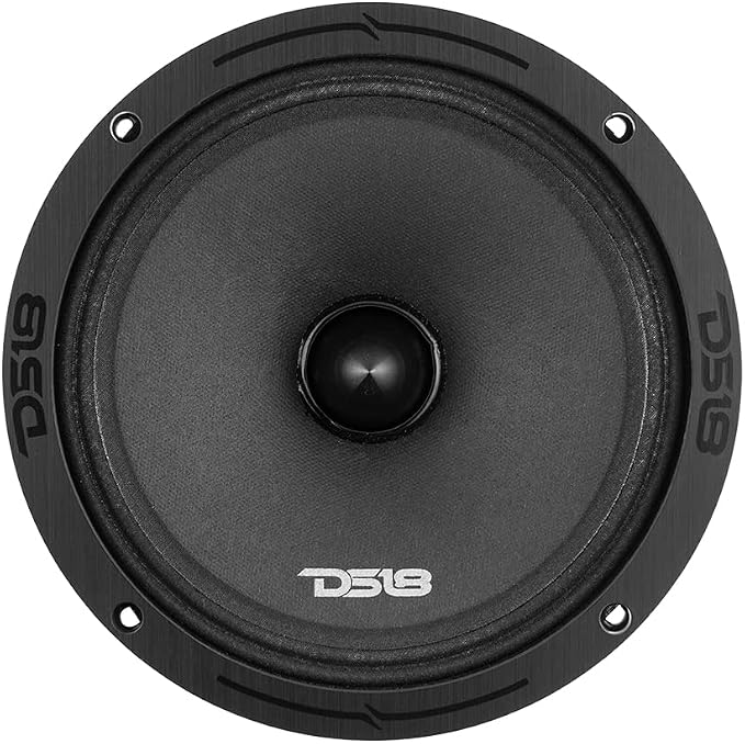 DS18 PRO-ZXI8.4BM 8 Inches Car Audio Mid-Range Loudspeaker with Bullet 700 Watts 4-Ohm (1 Speaker)