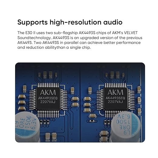 Topping E30II Digital to Analog Audio Converter, HiFi USB DAC 2 x AK4493S XU208 DSD512 32Bit/768kHz USB/Optical/Coaxial to L/R RCA Analog Audio Converters