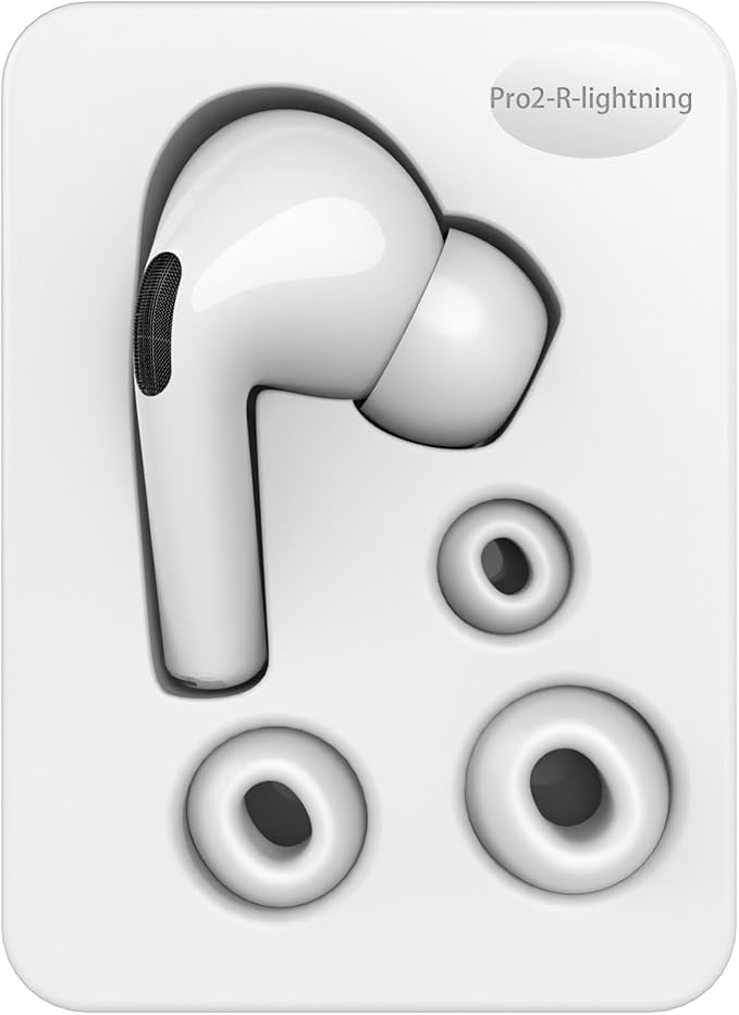 OEM A2698, A2699 Single Right Side Earbud Replacement for Pro2nd, Compatible with Original A2700 Charging Case with Lightning Port, Ear Cushion