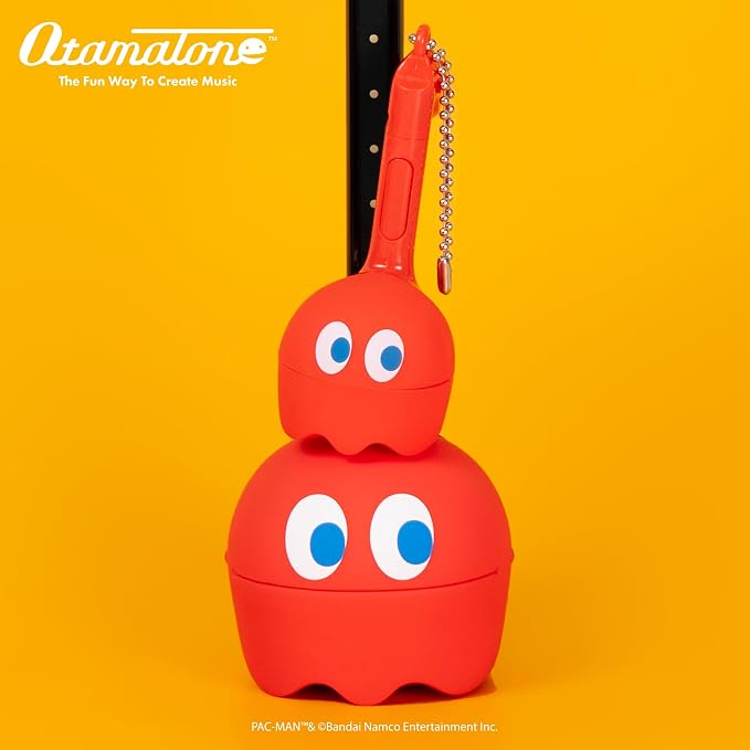 Otamatone PAC-MAN Electronic Musical Instrument Portable Synthesizer Toy from Japan by Maywa Denki – Fun Award-Winning Music Toy for Kids, Teens & Adults [English Instructions] - Blinky