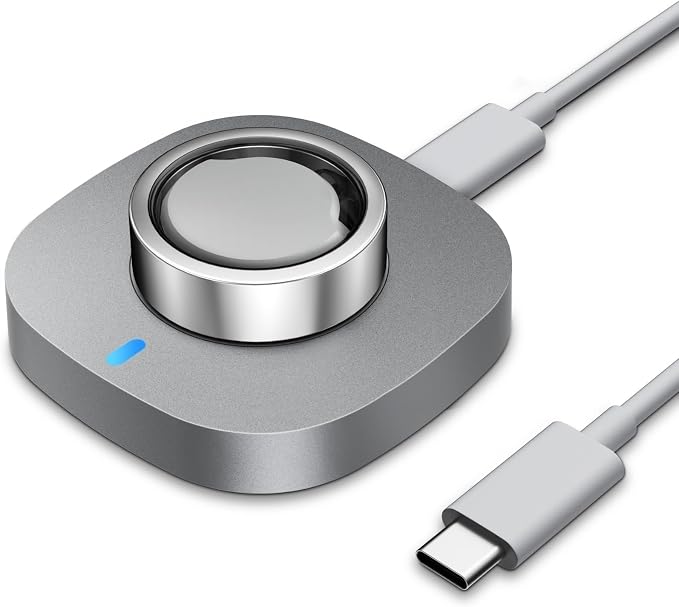 Charger Compatible with Aura-Ring Gen 3-Size 10,Fast Safe Charging Dock with USB-C Cable for Smart Ring