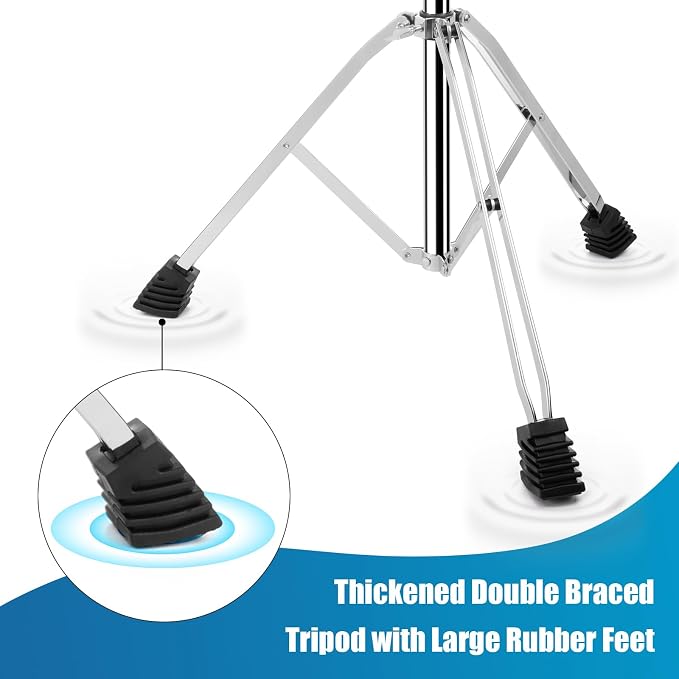 TENTOTEN Electronic Mounting Stand with Plate, Heavy Duty Double Braced Mounting Stand for Electronic Modules & Controller Multi Pads and Drum Pads