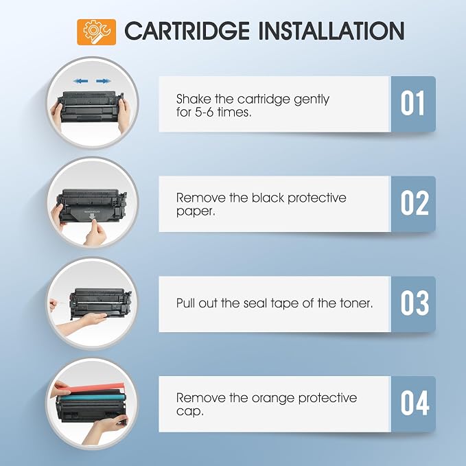 CF287A 87A Black Toner Cartridge CF287X 87X for HP Printer M506 Pro M501 M501dn Compatible for HP LaserJet Enterprise M506dn M506n M506x MFP M527dn M527f M527 Series Printer Ink 2 Pack