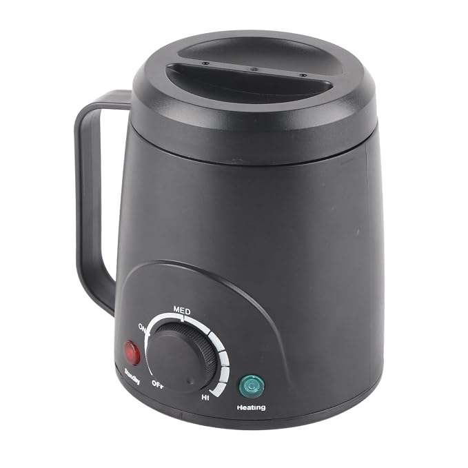 Wax Heater Machine Electric Fast Temperature Adjustable Water Heating Wax Warmer for Hair Removal 110‑240V (US Plug)
