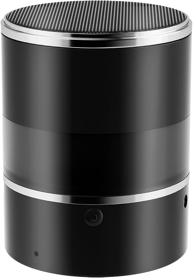 Security Camera Motion Activated Bluetooth Speaker, 270° Viewing Angle, 2.4G /5G Dome Cams with Phone App, Hd 1080P, Wireless WiFi Nanny Cam for Home Offices Store（Black）