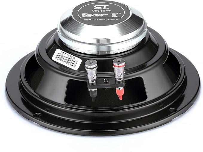 CT Sounds NEO65-4 6.5” Neo Pro Audio Midrange Loudspeaker, 250 Watts RMS, Each