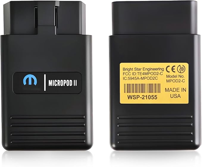 Micropod II V17.04.27 Professional Diagnostic & Programming Scanner Tool for Chrysler Dodge Jeep Fiat with DRBIII