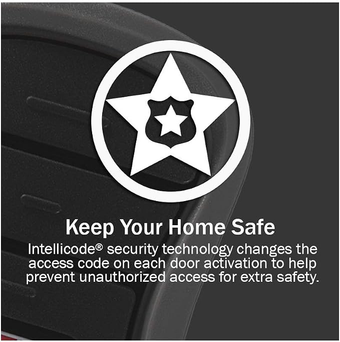Genie GIR1DR-R Universal Garage Door Opener Conversion Kit – Fixes Frequency Interference and Upgrades Most Brands to Intellicode Security, Black