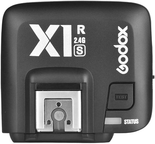 Godox X1R-S 2.4G TTL High Speed Sync Wireless Remote Flash Receiver Compatible for Sony Camera with CONXTRUE USB LED (X1R-S Receiver)