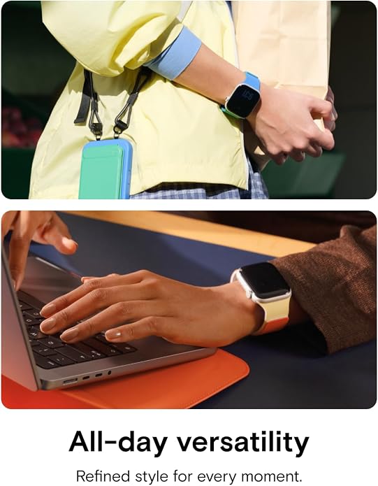 MOFT Snap Duo Watch Bands Compatible with Apple Watch, Quick Magnetic Wear, Duo-Color Design & Soft Silicone, iWatch Bands for Ultra 3/2/1, Series 11/10/9/8/7/SE/6/5/4/3/2/1, 38/40/41/42/44/45/46/49mm