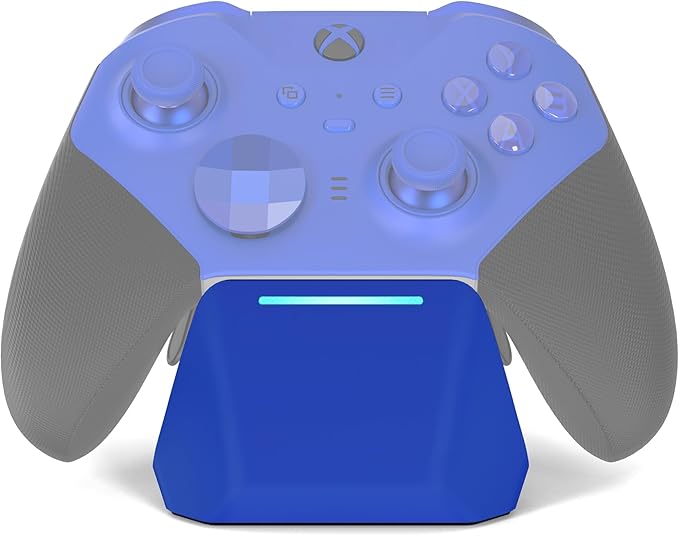 Charging Station Dock for Xbox Elite Series 2 Controller, Magnetic Charger Stand for Xbox Elite Series 2 Core Controller with Type C Charging Cable, LED Indicator - Blue