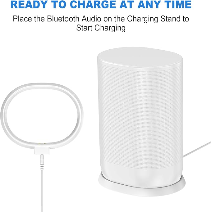 Charging Base Replacement Charger for Sonos Move Gen 2nd and 1st with 45W Adapter(White)