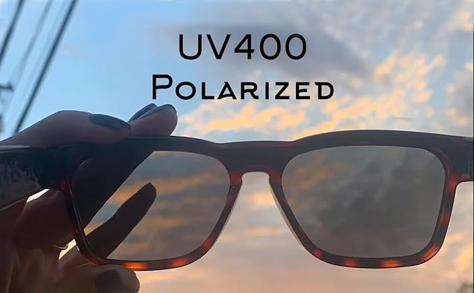 OhO sunshine Bluetooth Audio Sunglasses, Lightweight Open Ear Sport Glasses, 10H Playtime, Water Resistant with Voice Control