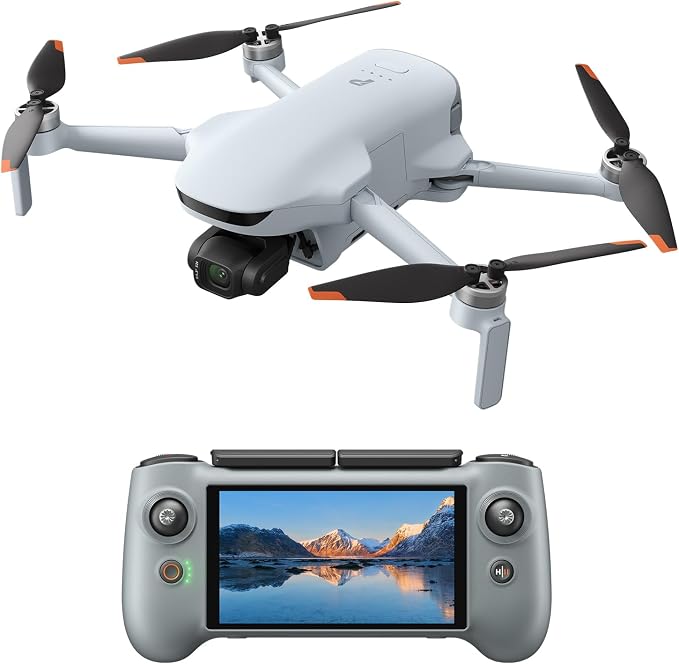 Potensic ATOM 3 Standard Kit(RC PTD 2), Drones with Camera for Adults 4K 60fps, 8K Photo, 5.5’’ Display, 16KM Transmission, 1/1.3’’ CMOS, AI Track 2.0, AI Night, QuickShots, Under 249g, 40-Min Flight