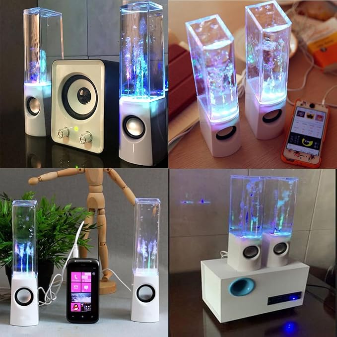 Gikfun 7 Colour LED Water Speaker with Dancing Fountain Light Show Sound Effect EK8485