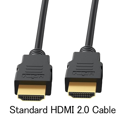 HDMI Cable 6 FT 10-Pack, 4K HDMI Computer Cable 6FT, Shielded HDMI 2.0 CL3 Rated Cord for Smart Monitor with Streaming TV, 4K, 1080P@144Hz,ARC & CL3 Rated for Laptop, Monitor, PS5, PS4, Xbox, Soundbar
