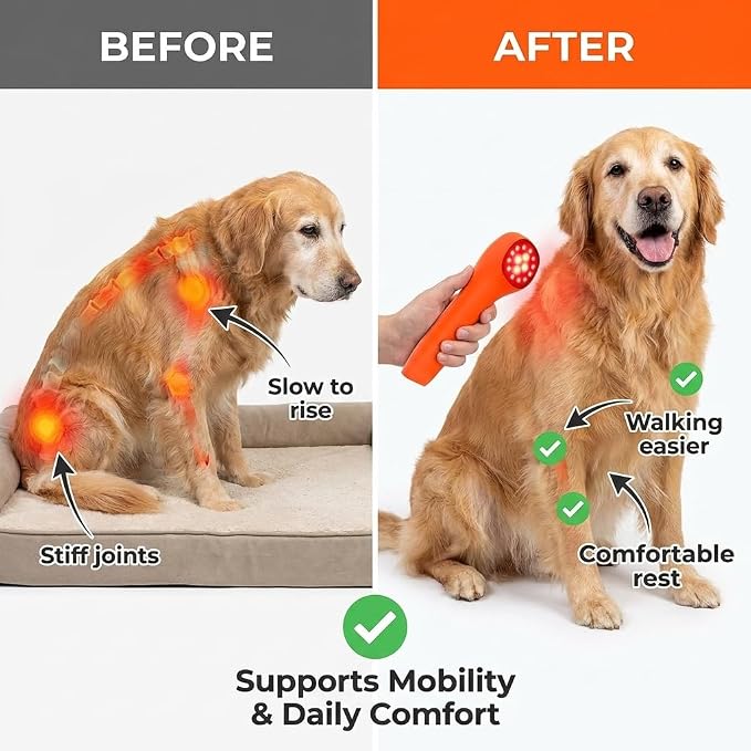 SHINE VetLight® Pro Portable Red Light Device for Pet Wellness - Professional-Grade Therapy for Home Use