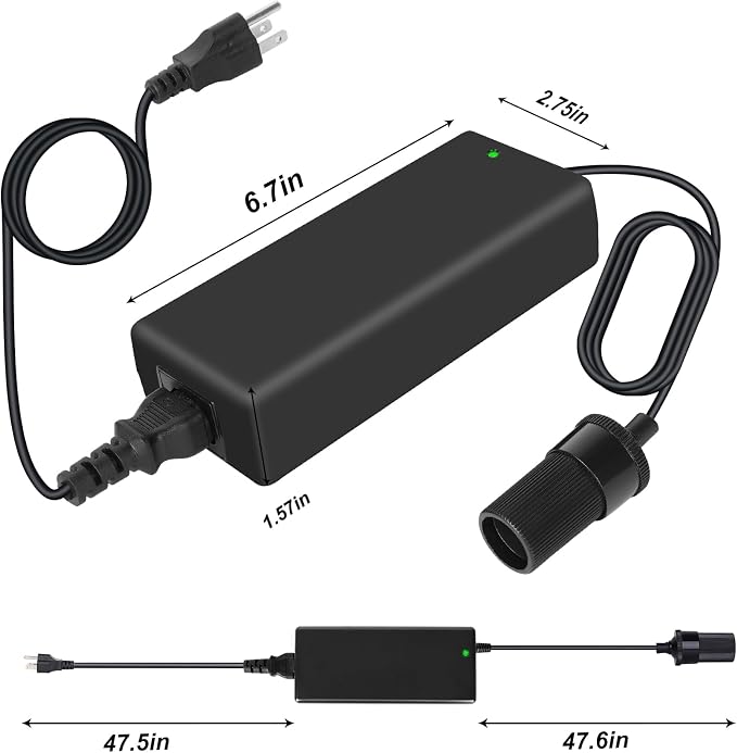 for 12v Green Mountain Grills Converter Power Adapter Suitable for GMG P-1001 P-1295 P-1266