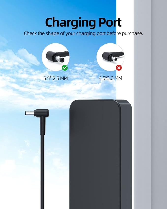 Superer 120W AC Charger Fit for Inogen One G1 G2 G3 G4 G5 BA-503 BA-401 BA-301 BA-303 BA-403 with Extra Long10Ft Power Supply Adapter Cord