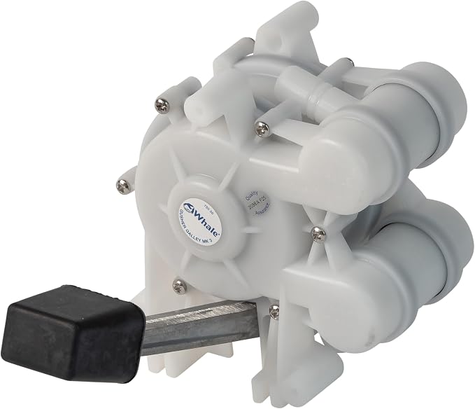 Whale Gusher Galley Mk3 Manual Freshwater Galley Pump, Foot Operated, Right Side Foot Lever, Up to 4 GPM GP0550 Foot Pedal-Operated, Right-Side Foot Lever