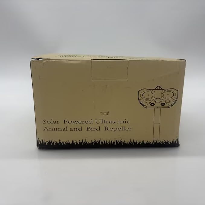 2026 Repellent Solar Powered, Waterproof Motion-Activated Deterrent Repel Deer Cat Dog Bird Rabbit Squirrels Raccoon Skunk Coyote with Flash Lights for Garden Yard Farm