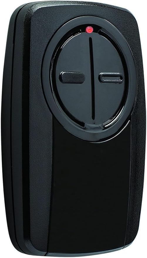380UT Chamberlain klik5u-bk2 klik3u-bk Garage Door Opener Remote Clicker, 375UT Universal Garage Door Remote for Lift Master Craftsman Genie, Dip Switch (Black 1PC)
