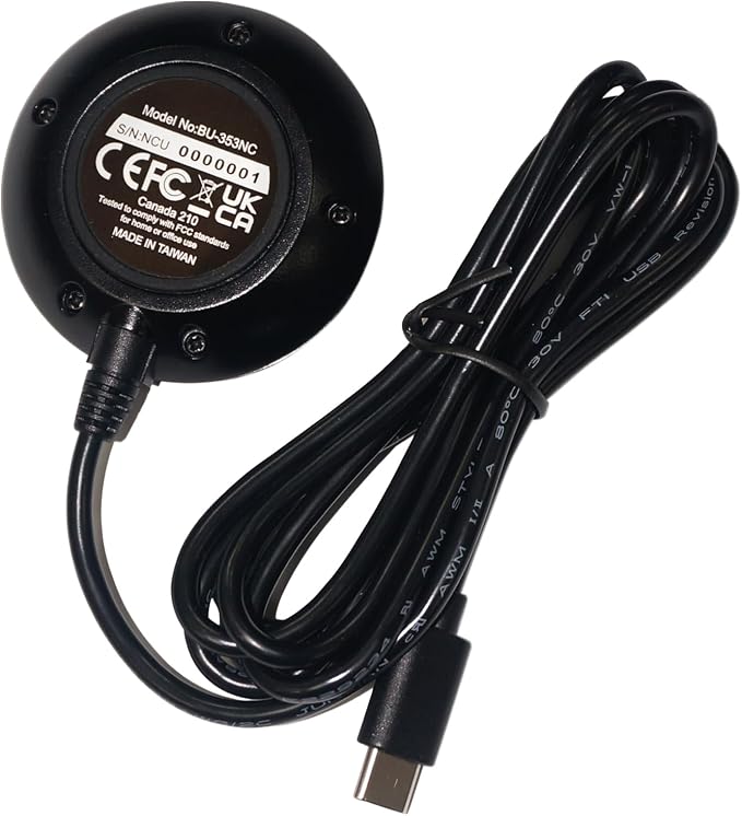 GlobalSat BU353-NC USB C, GPS Receiver, Made in Taiwan