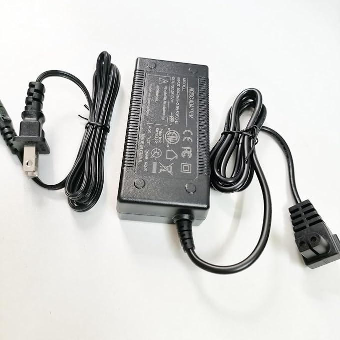 Power Charger Cord Compatible with Seauto SAT20 & Zyerch SAT20 Robotic Pool Cleaner Battery Cordless Pool Vacuum Charging Adapter Charger Cable