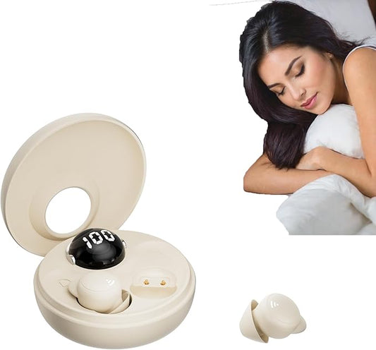 Sleep Headphones for Side Sleepers, Wireless Bluetooth 5.3 Earbuds with 28H Case, HiFi Stereo, Noise Cancelling Sleeping Headphones, Soft Comfortable Invisible for Sleeping