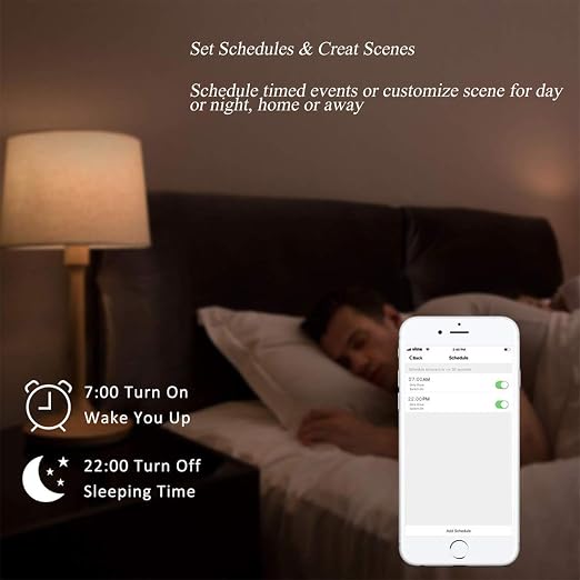 Smart WiFi Light Switch 3 Gang - Wireless Compatible with Alexa and Google Home