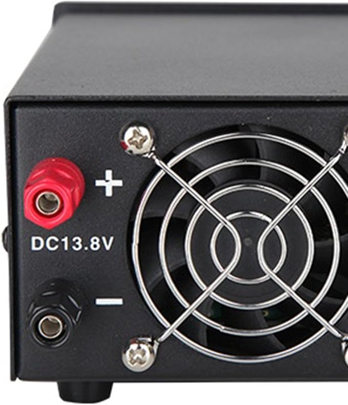 SS-30P Regulated Power Supply, 30Amps AC-to-DC Power Convertor with 13.8V Fixed Output, Anderson Connectors, Universal 1/4 inch Binding Posts Dual Terminals