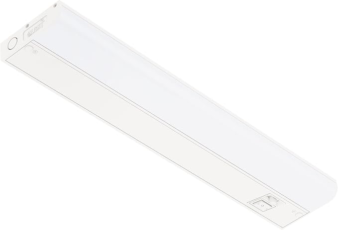 GETINLIGHT 24-inch Hardwired Only 5 Color LED Under Cabinet Lighting, Selectable 2700/3000/4000/5000/6000K, Dimmable, Matte White Finished, ETL Listed, IN-0201-13-WH-5C