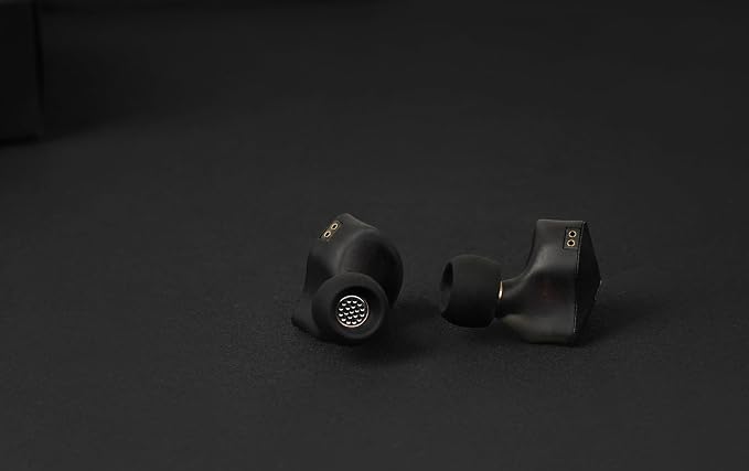 Divinus Velvet Wide Bore Silicone Eartips for 4-6mm Nozzle, Replaceable IEM Earbud Tips with Enhanced Sound Quality and Comfort (ML(3 Pairs))