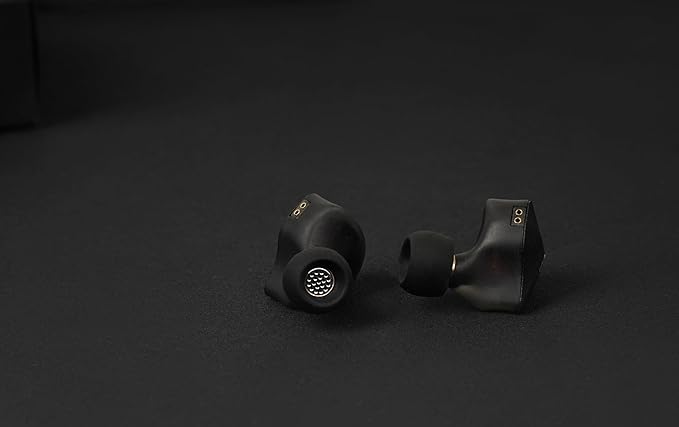 Divinus Velvet Wide Bore Silicone Eartips for 4-6mm Nozzle, Replaceable IEM Earbud Tips with Enhanced Sound Quality and Comfort (MS(3 Pairs))
