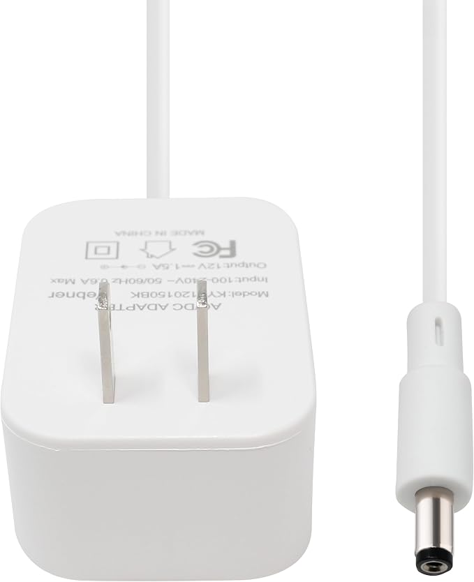 15W Extra Long Power Adapter Compatible with Amazon Echo Spot, Echo Dot (3rd, 4th & 5th Generation), Amazon Echo Pop, Amazon Echo Pop Kids (17-Foot)